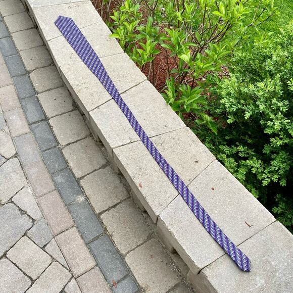 Missoni 100% Silk Mens Tie Colorful Geometric Design Work Wear Designer - Picture 11 of 16